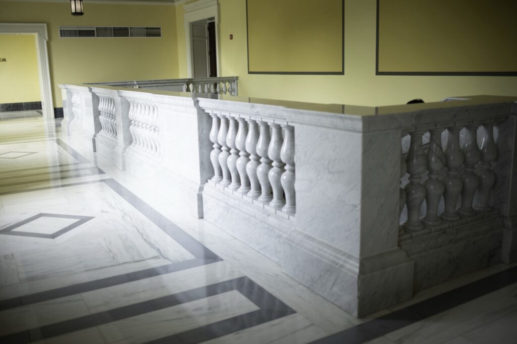 Photo of stone work in the Library of Congress
