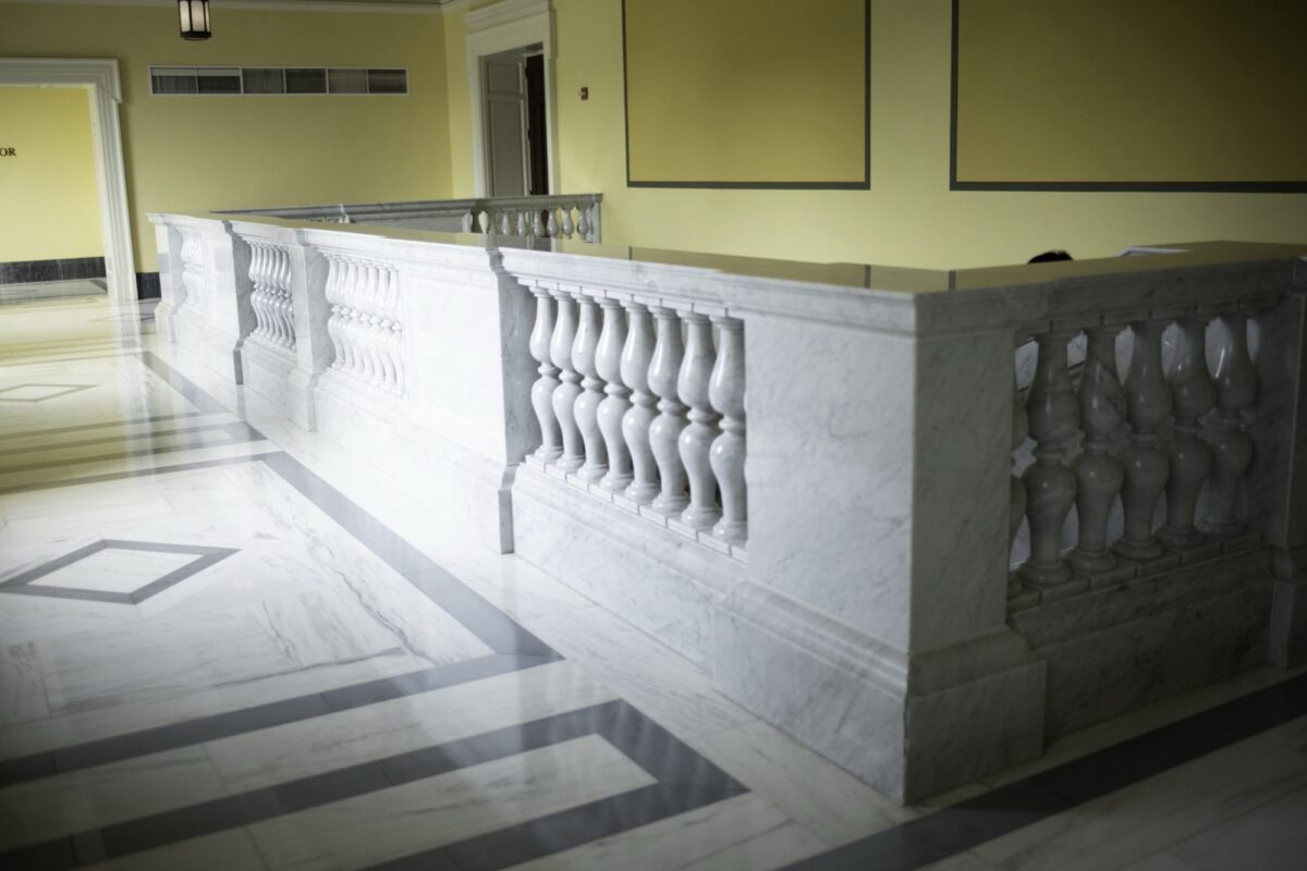 Photo of stone work in the Library of Congress